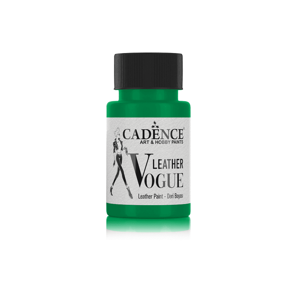 Barva na kůži Leather Vogue, 50 ml - zelená Aladine