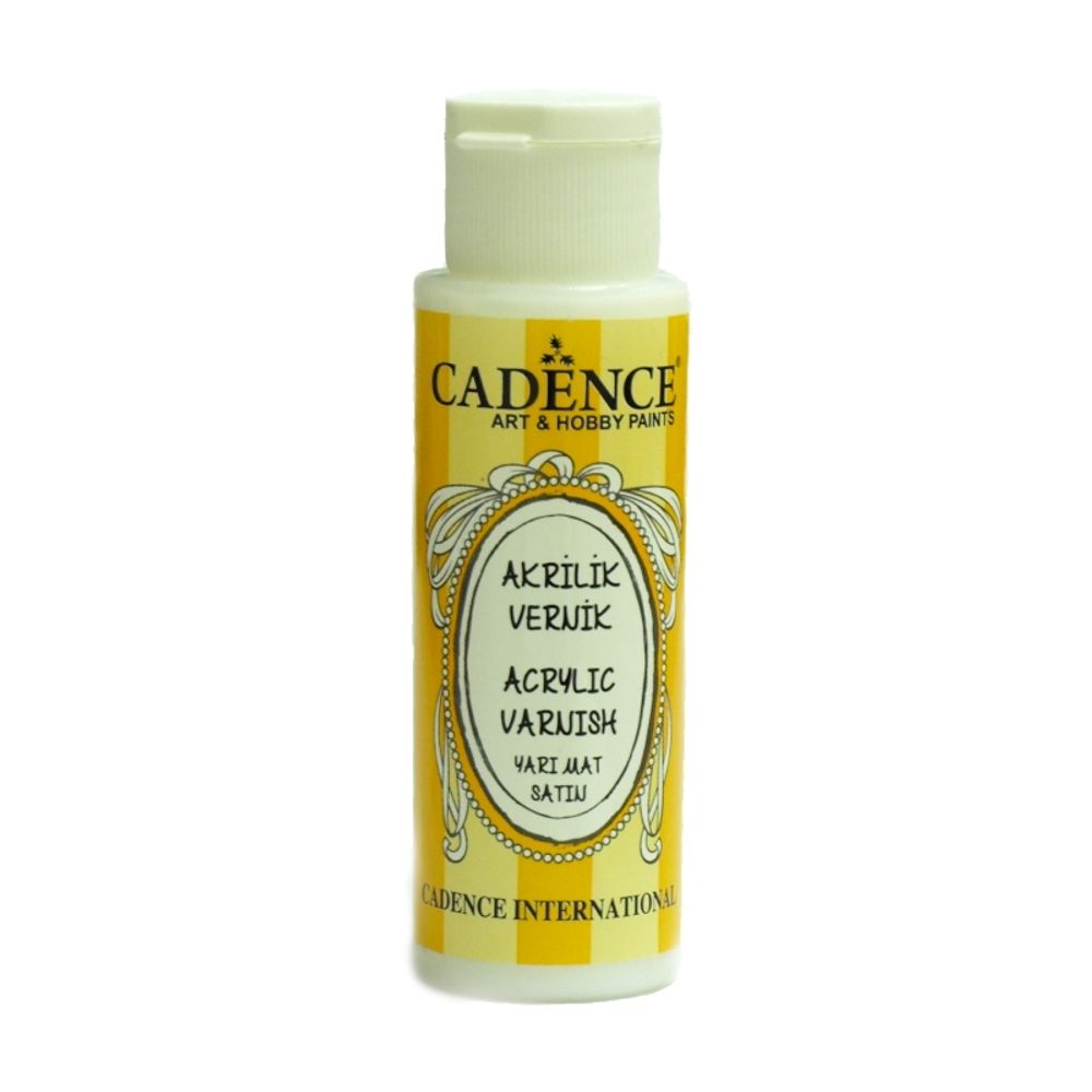 Cadence Dokončovací lak Cadence Acrylic Varnish, satén - VYBERTE OBJEM - Dokončovací lak Cadence Acrylic Varnish, 70 ml - satén