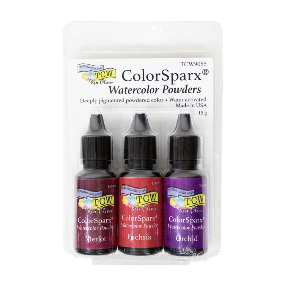 Levně The Crafter´s Workshop Pigmentový prášek TCW Watercolor Powders, 15 g - Berry Punch, punč