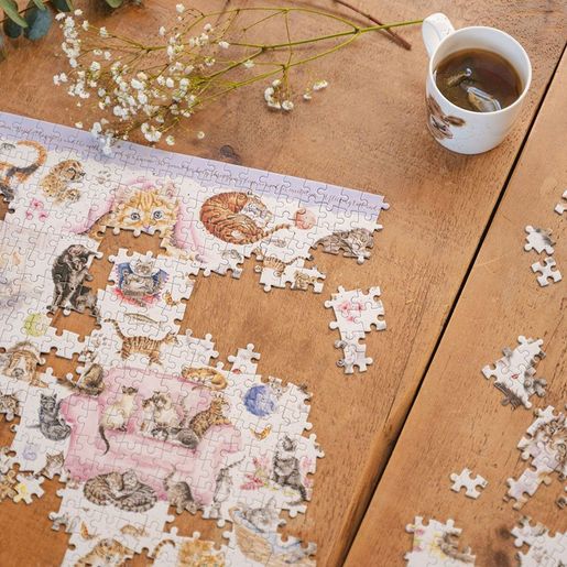Puzzle Wrendale Designs "Feline Friends", 1000 dílků - Kočky