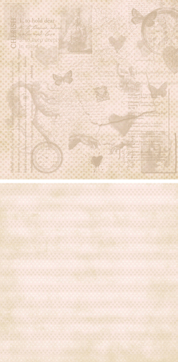 Scrapbookový papír, 12"x12", Cherish, 200 g