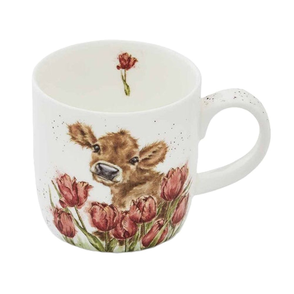 Royal Worcester Porcelánový hrnek Wrendale Designs "Bessie", 0,31 l - Kravička