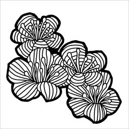 Šablona TCW - Hawthorn Flowers - VYBERTE VELIKOST