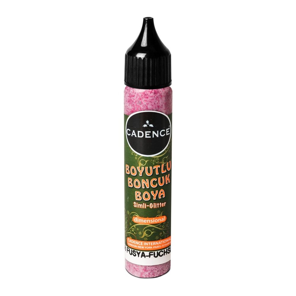 Cadence Třpytivá kontura Cadence Dimensional Paint, 25 ml - VYBERTE ODSTÍN - Kontura Cadence Dimensional Paint, 25 ml - fuchsia, třpytivá fuchsiová
