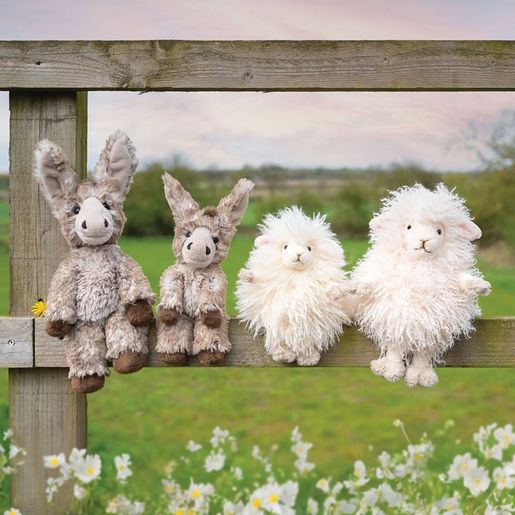 Plyšová hračka Wrendale Designs "Donkey Jack" - Oslík, mládě