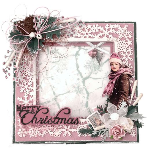 Papírové výseky Studio Light "Christmas Blush", 35 ks - Vánoce jako z pohádky