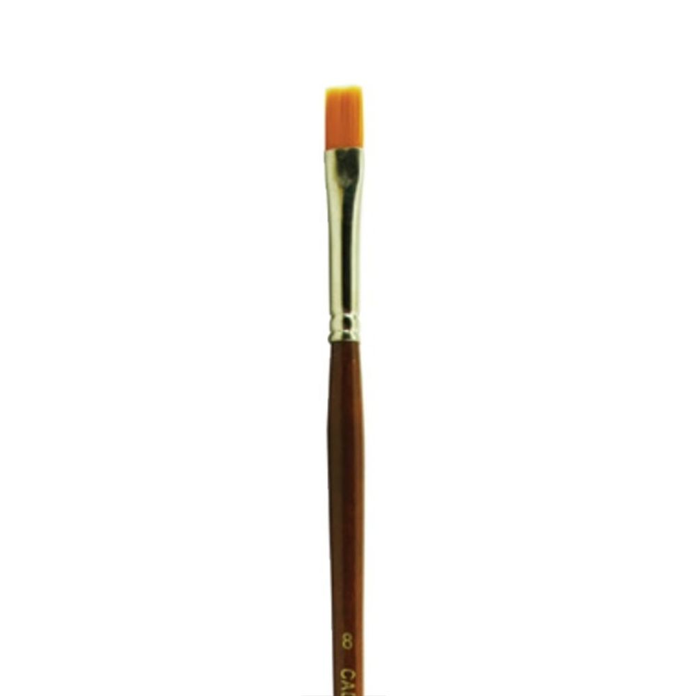 Levně Cadence Plochý štětec Cadence 983 Flat & Long Brush - VYBERTE VELIKOST - Plochý štětec Cadence 983 Flat & Long Brush - vel. 8