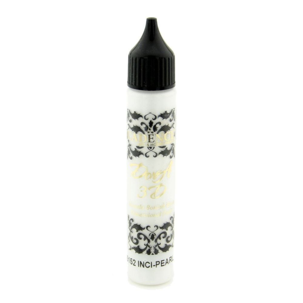 Levně Cadence Metalická kontura Cadence Dora 3D, 25 ml - VYBERTE ODSTÍN - Metalická kontura Cadence Dora 3D, 25 ml - pearl, perleťová