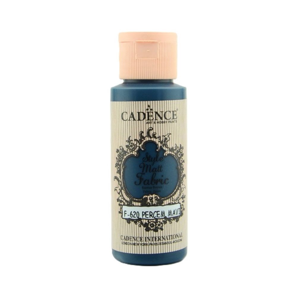 Levně Cadence Barva na textil Cadence Style Matt Fabric, 59 ml - VYBERTE ODSTÍN - Barva na textil Cadence Style Matt Fabric, 59 ml - tufis, safírová modrá