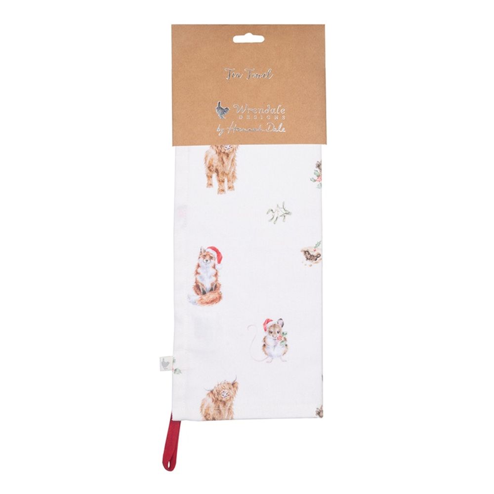 Wrendale Designs Utěrka Wrendale Designs "Winter Woodland" - Vánoční les
