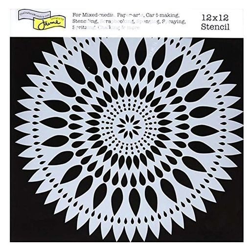 Šablona TCW - Mandala Zinnia - VYBERTE VELIKOST