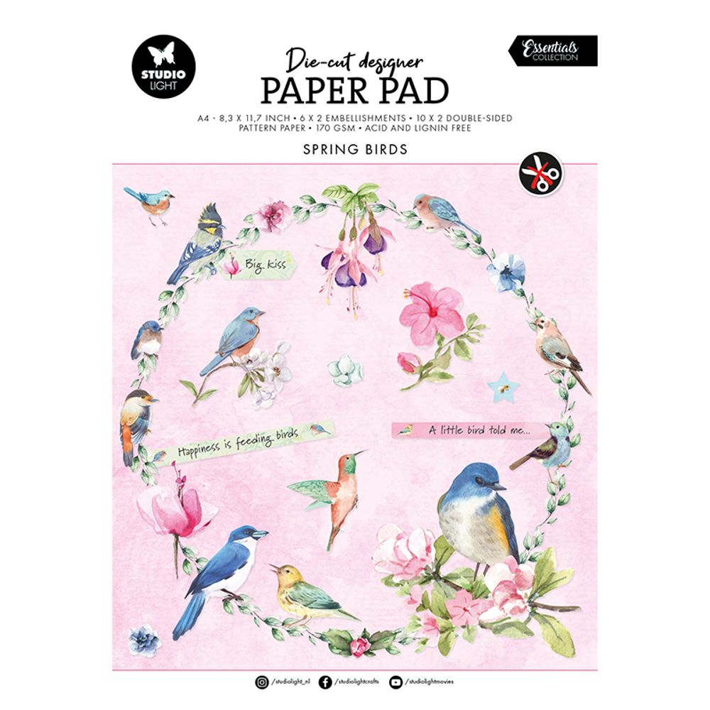 DIY Blok s výseky Studio Light  Aladine