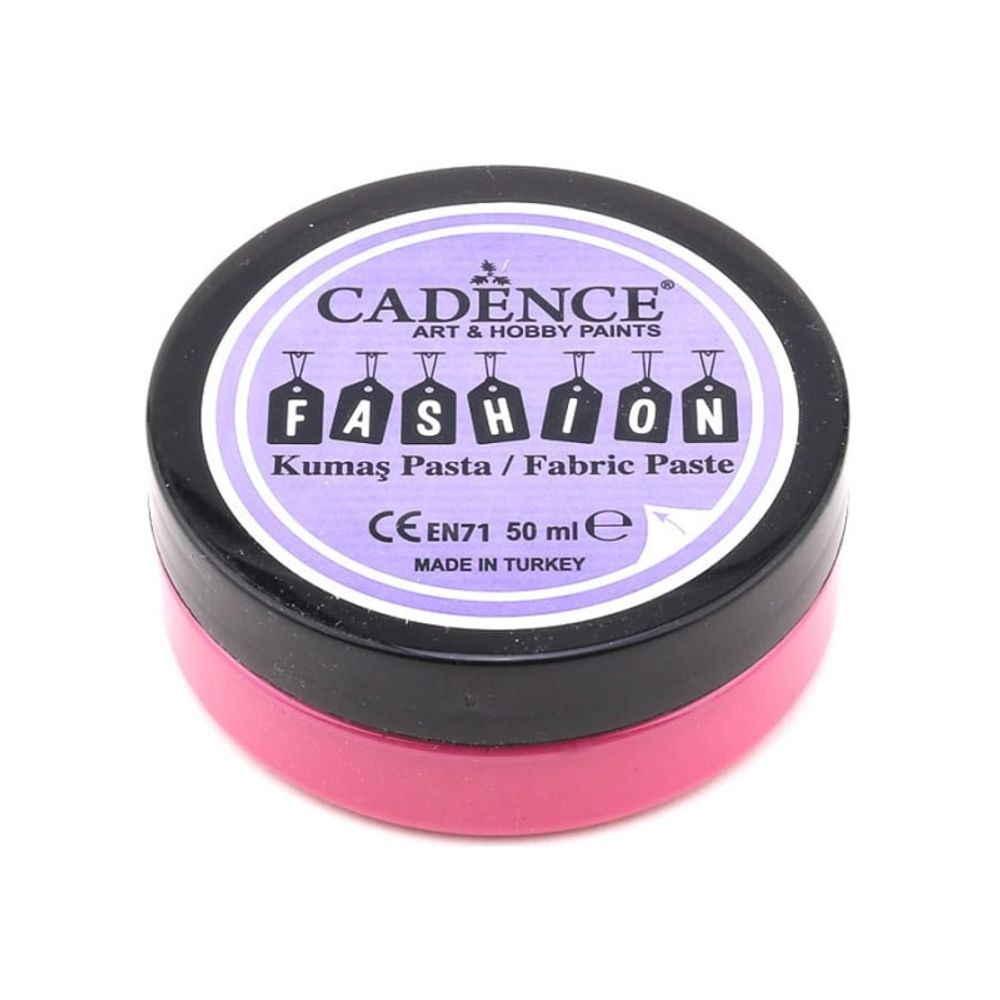 Levně Cadence Reliéfní pasta na textil Cadence Fashion Opaque, 50 ml - VYBERTE ODSTÍN - Reliéfní pasta na textil Cadence Fashion Opaque, 50 ml - fuchsia, fuchsiová