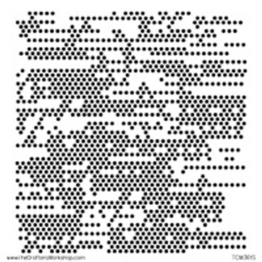Šablona 12"x12" (30,5 x 30,5 cm), Tiny Circles