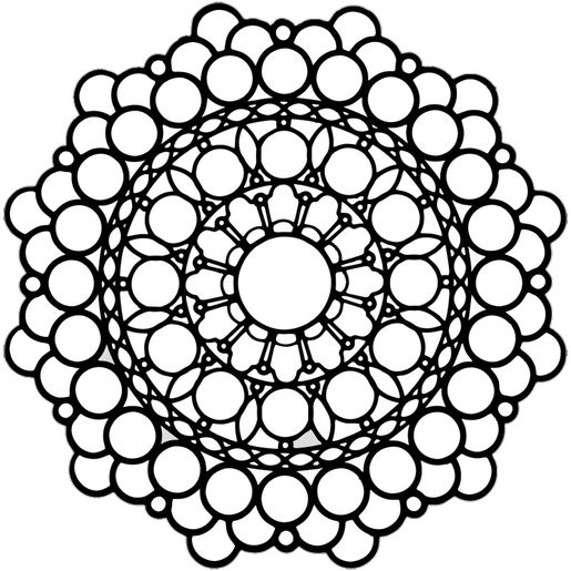 Šablona TCW - Orb Mandala - VYBERTE VELIKOST