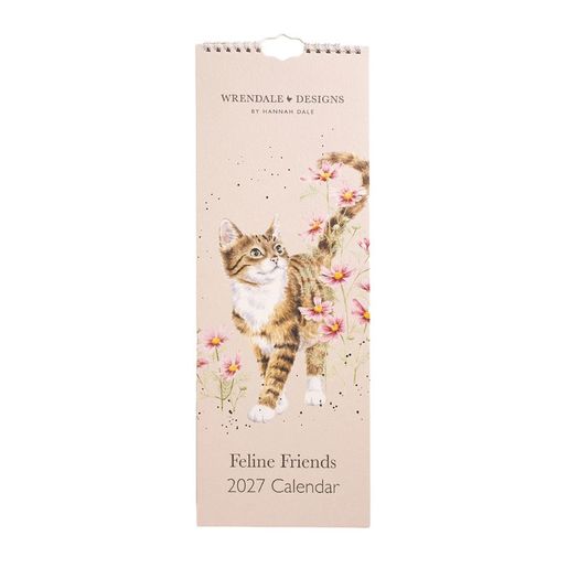 Kuchyňský kalendář 2027 Wrendale Designs "Feline Friends" - Kočky