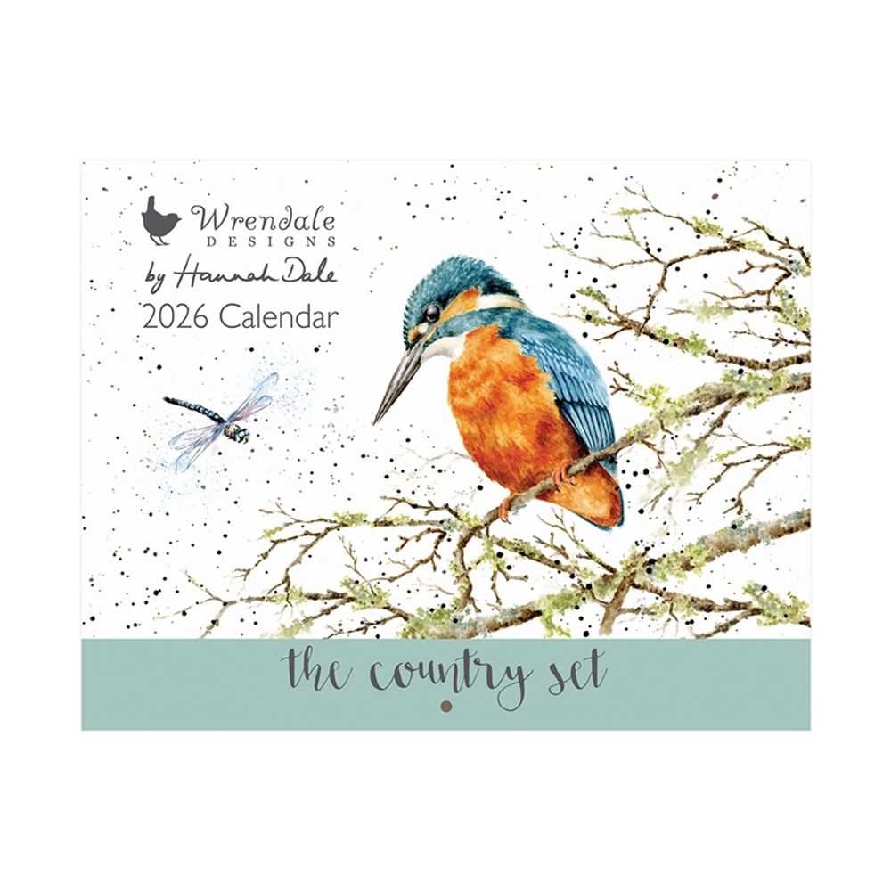 Levně Wrendale Designs Nástěnný kalendář 2026 Wrendale Designs "The Country Set", 32x25 cm