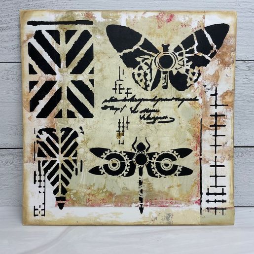 Šablona TCW - Dragonfly Collage - VYBERTE VELIKOST