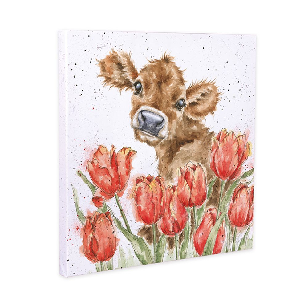 Wrendale Designs Obraz Wrendale Designs "Bessie", 20x20 cm - Kráva