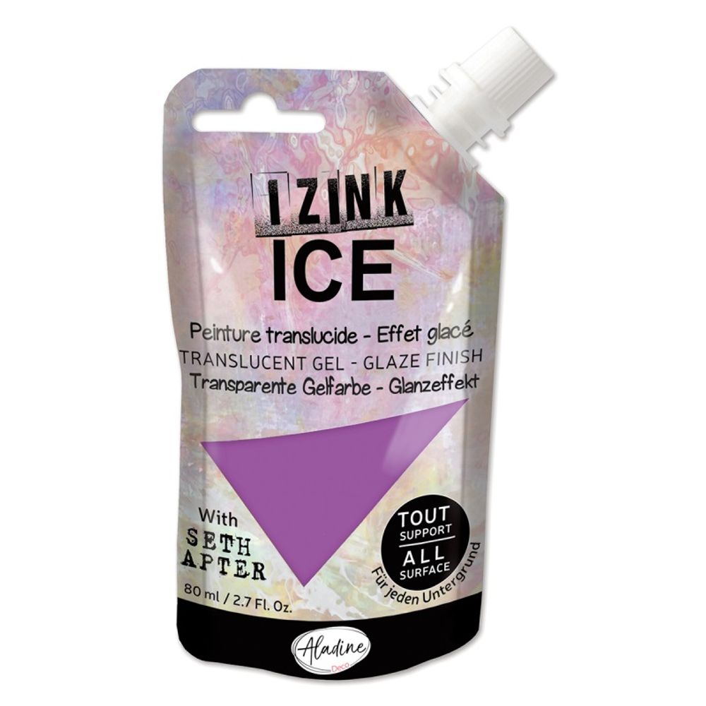 Levně Aladine Efektová barva Aladine Izink Ice, 80 ml - VYBERTE ODSTÍN - Efektová barva Aladine Izink Ice, 80 ml - rose, levandulová