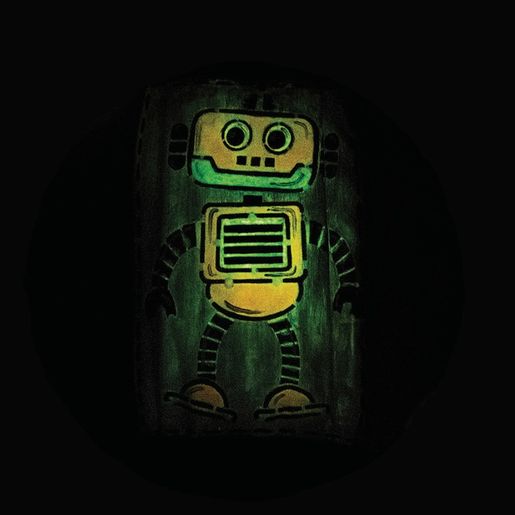 Akrylové barvy Cadence, sada 5 ks, 30 ml - svítící ve tmě