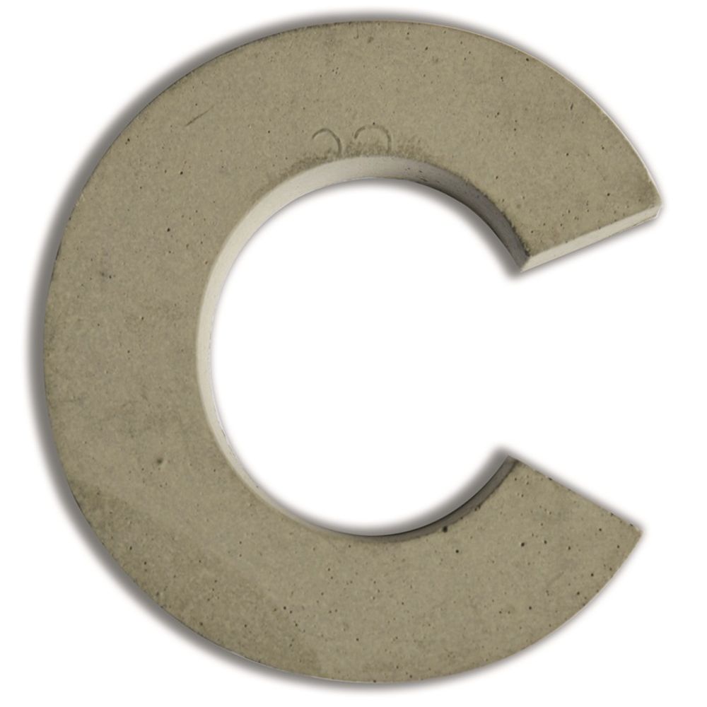 Aladine Betonová písmena k dekoraci Aladine, velikost 5 cm - VYBERTE PÍSMENO - Betonové písmeno k dekoraci Aladine, 5 cm - C