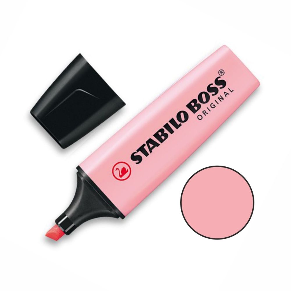 Levně Stabilo Zvýrazňovač Stabilo Boss Original Pastel - VYBERTE ODSTÍN - Zvýrazňovač Stabilo Boss Original Pastel - růžový