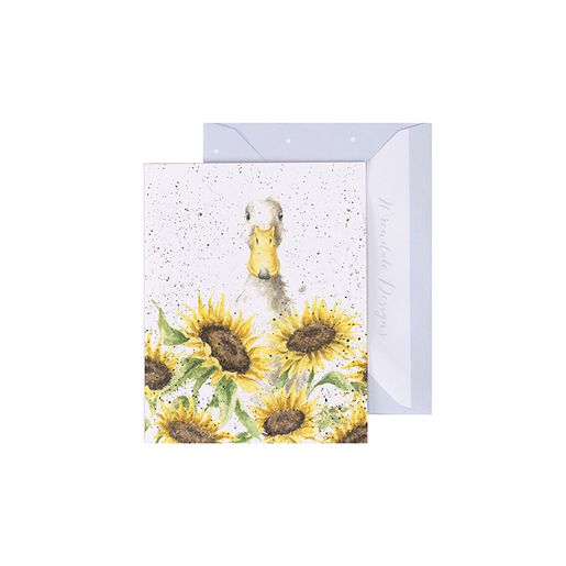 Dárková kartička Wrendale Designs "Sunshine" - Kachna