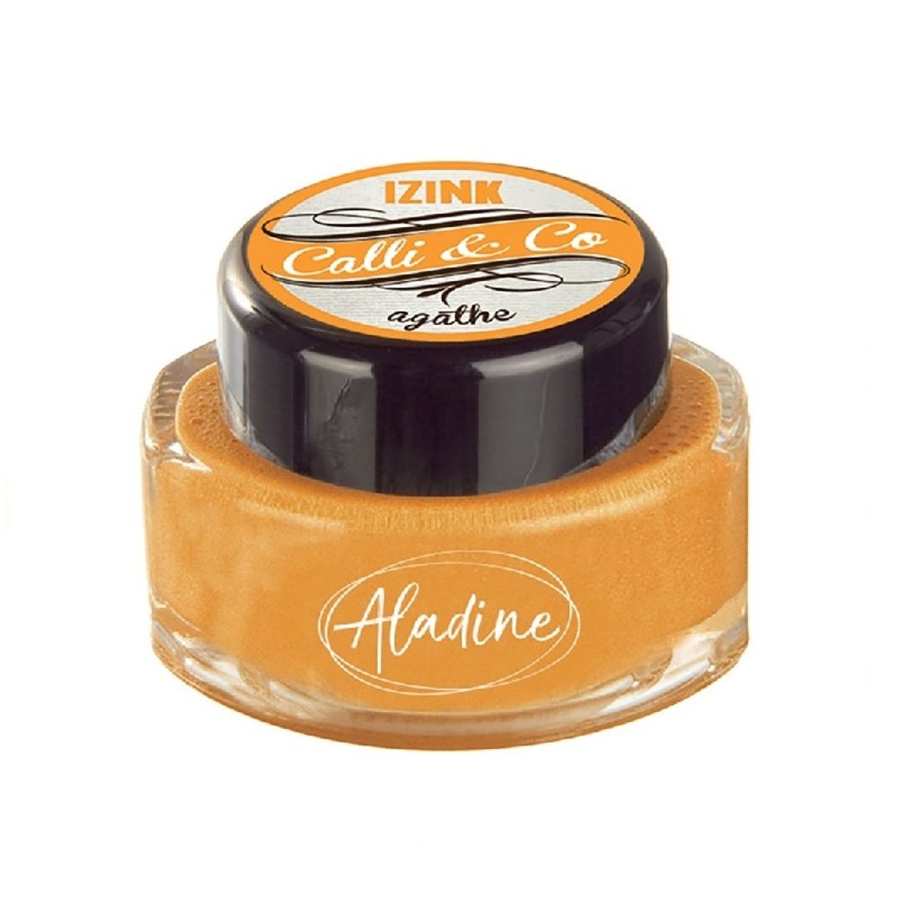 Levně Aladine Kaligrafický inkoust Aladine Izink Calli & Co, 15 ml - VYBERTE ODSTÍN - Kaligrafický inkoust Aladine Izink Calli & Co, 15 ml - agathe, žlutooranžový