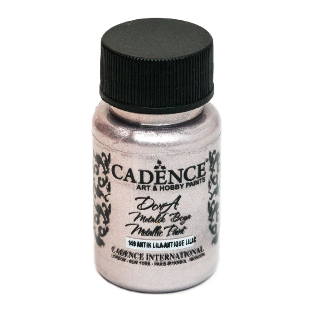 Levně Cadence Metalická akrylová barva Cadence Dora Metallic, 50 ml - VYBERTE ODSTÍN - Metalická akrylová barva Cadence Dora Metallic, 50 ml - antique lilac, vintage fialová