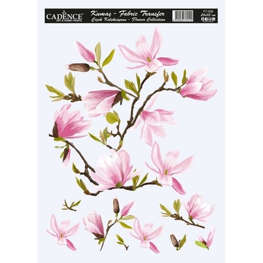 Nažehlovací nálepka, 25x35 - magnolie