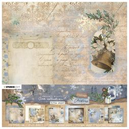 Scrapbooková sada Studio Light "Vintage Christmas", 30,5x30,5 cm, 12 l.