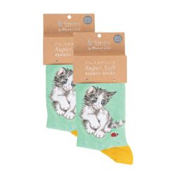 Dětské ponožky Wrendale Designs "Ladybird" - Kočka - VYBERTE VELIKOST