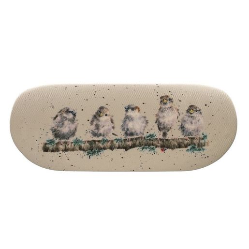 Pouzdro na brýle Wrendale Designs "Chirpy Chaps" - Vrabci