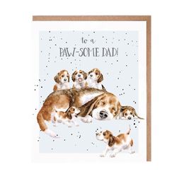 Přání pro tatínka Wrendale Designs "Feeling Dog-Eared" - Pejsci