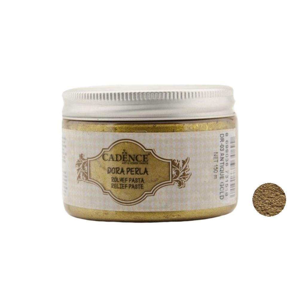 Levně Cadence Reliéfní pasta Cadence Dora Perla, 150 ml - VYBERTE ODSTÍN - Reliéfní pasta Cadence Dora Perla, 150 ml - antique gold, antická zlatá