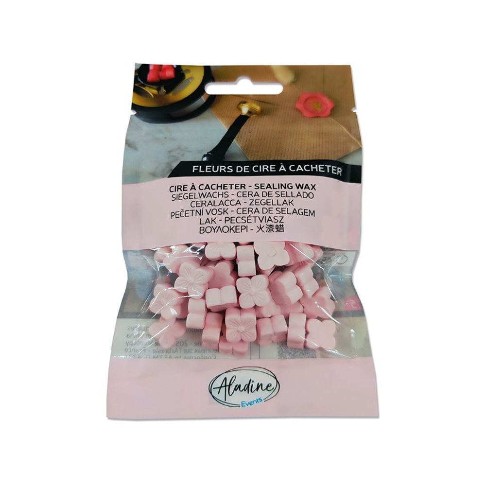 Aladine Pečetní vosk granulovaný Aladine - pastelový - VYBERTE ODSTÍN - Pečetní vosk granulovaný Aladine - rose pastel, pastelový růžový