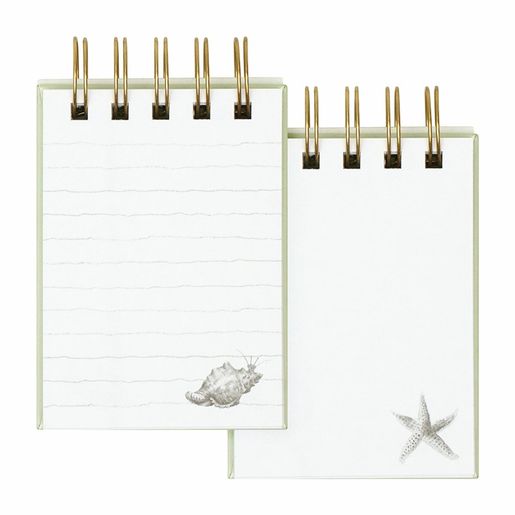 Kroužkový blok Wrendale Designs "Seaside", B7, 50 l., čistý a linkovaný -  U moře