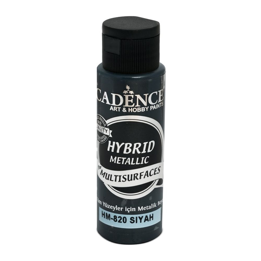 Levně Cadence Metalická barva Cadence Hybrid Metalic, 70 ml - VYBERTE ODSTÍN - Metalická barva Cadence Hybrid Metalic, 70 ml - black, černá