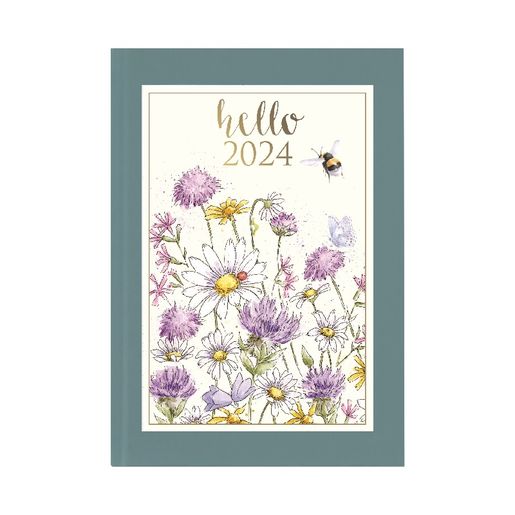 Diář 2024 Wrendale Designs "Just Bee-cause", A6, týdenní - Včelka
