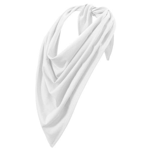 Bavlněný šátek Malfini Fancy - bílý