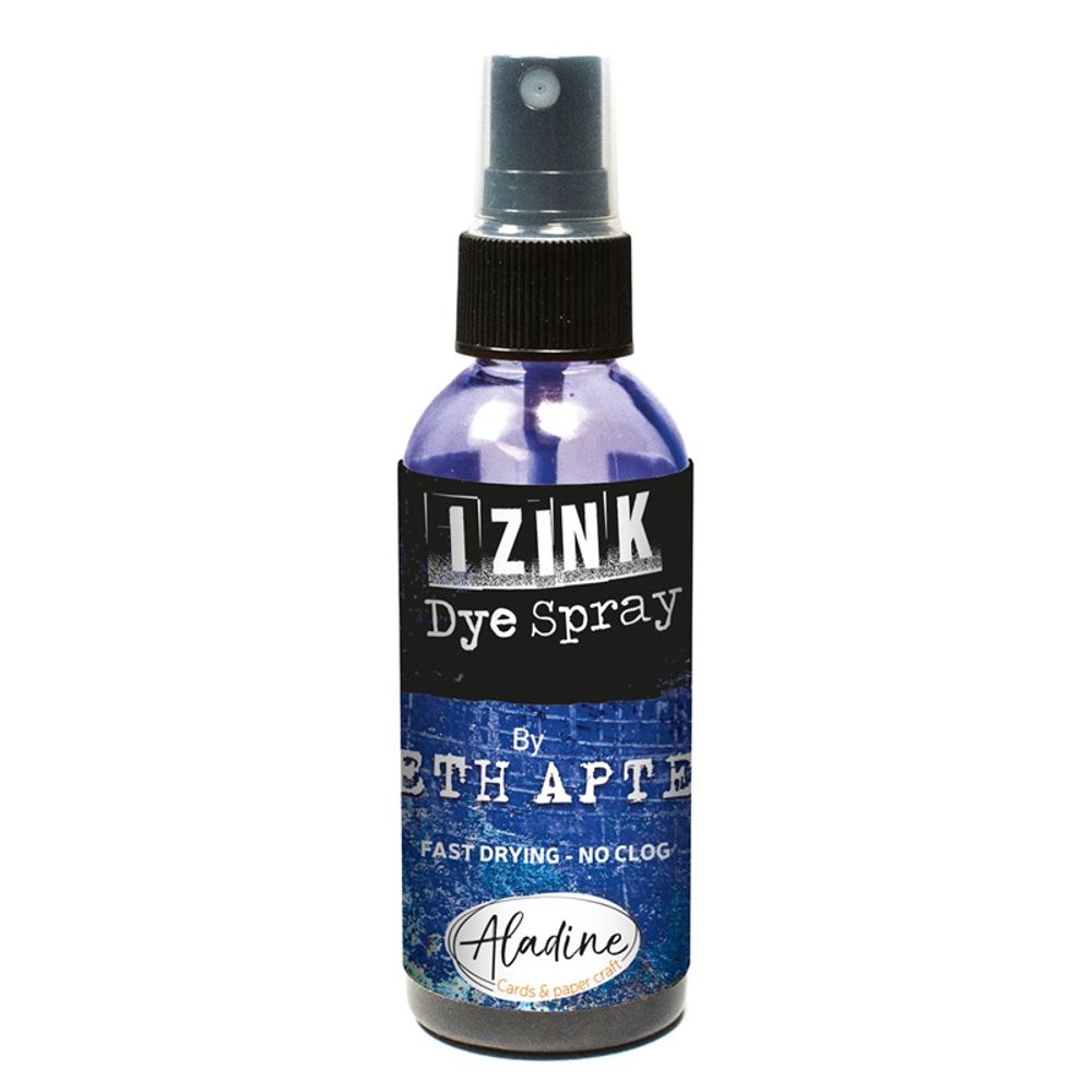 Aladine Akvarelový inkoust Aladine Izink Dye Spray, 80 ml  - VYBERTE ODSTÍN - Akvarelový inkoust Aladine Izink Dye Spray, 80 ml - outremer, tm. modrý