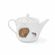 Porcelánová konvice na čaj Wrendale Designs" Hedgehog & Mouse", 0,6 l - Ježek s myškou