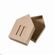 Krabička PappArt z papermaché k dotvoření, 9 x 5 x 13,5 cm - Domeček 3