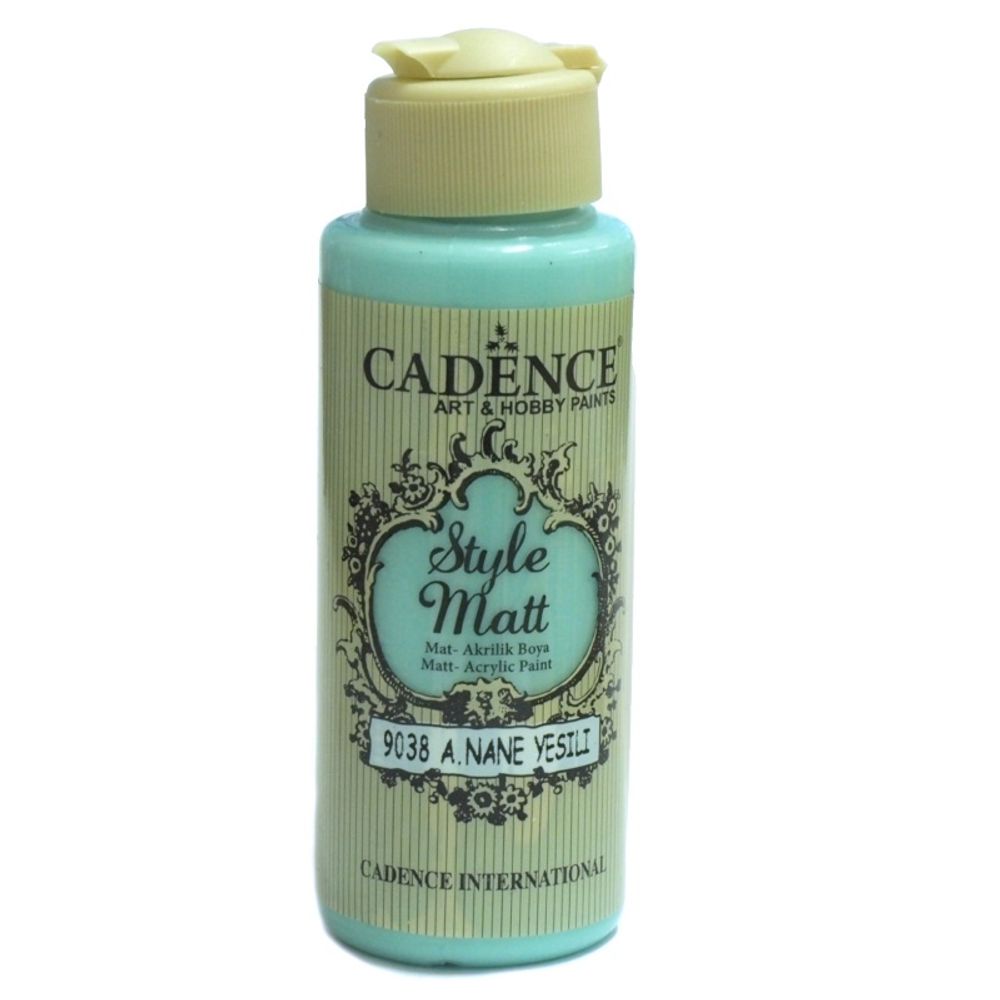 Cadence Matná akrylová barva Cadence Style Matt, 120 ml - VYBERTE ODSTÍN - Matná akrylová barva Cadence Style Matt, 120 ml - mint green, mátová zelená