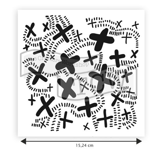 Šablona TCW 6"x6" (15,2x15,2 cm) - X Trail
