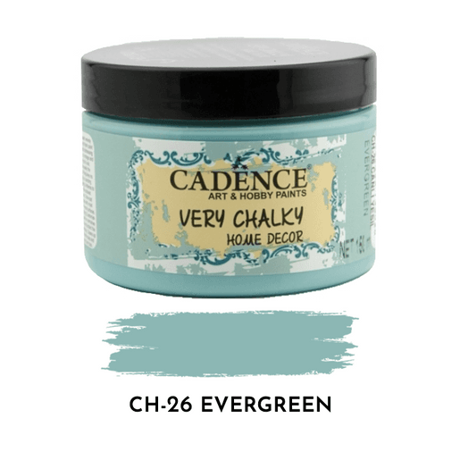 Křídová barva Cadence Very Chalky, 150 ml - evergreen, zelená evergreen
