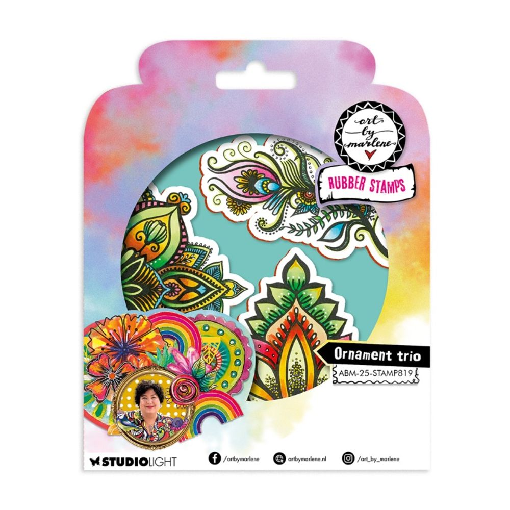 Levně Studio Light Cling razítka Studio Light "25“, 3 ks - Ornamenty