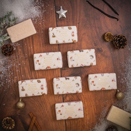 Vánoční mýdlo Wrendale Designs "Winter Berries" - Zimní bobule, borovice, vanilka