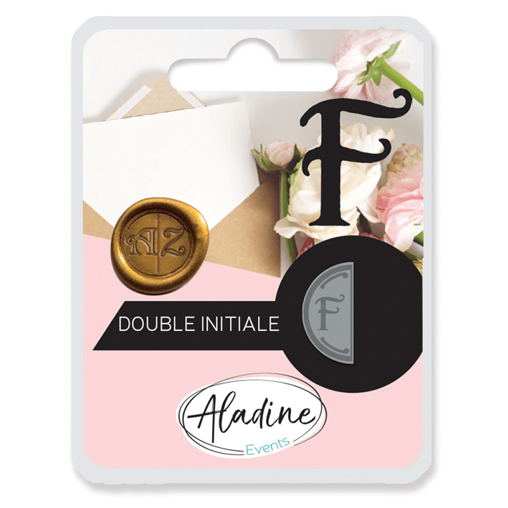 Aladine pečetidlo oboustranná iniciála - F Aladine